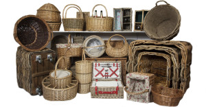 A range of our wicker baskets