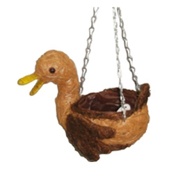 Wicker Basket Hanging Bird