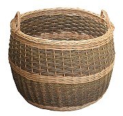XL - Top/Base 530mm.  Middle 570mm Large Unpeeled Willow Log Pot