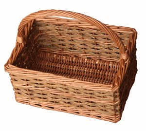 Small Rustic Rectangular Basket