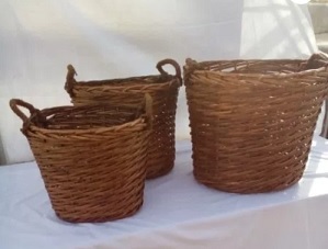 Willow Log Baskets Sale