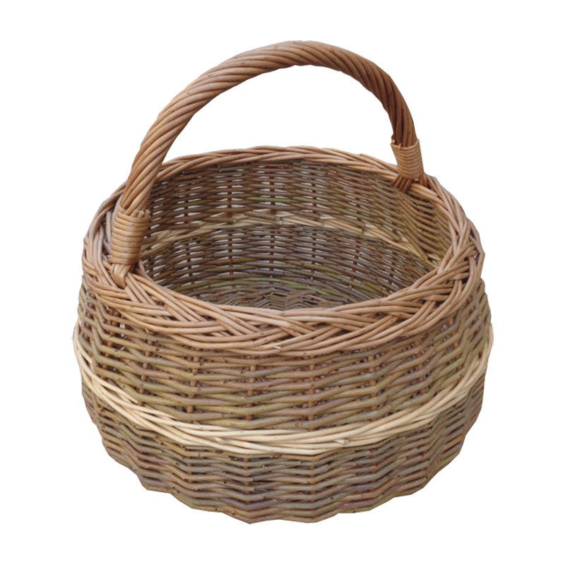 Small Round Shopper | Jack Straws Baskets