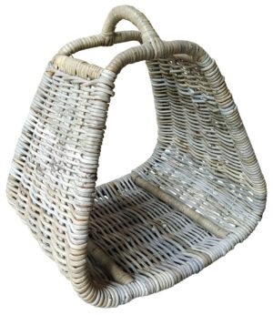 Contemporary Design Log Carrier/Holder