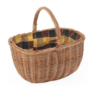 Cotton Lined Hand Basket