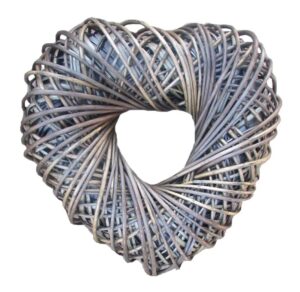 Antique Wash Heart Shaped Wreath