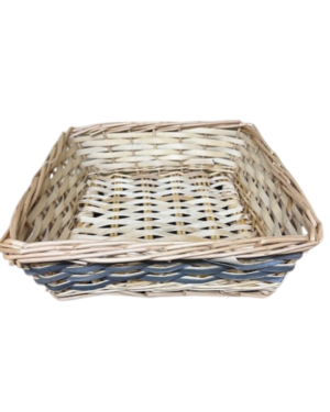 2 Tone Square Willow Tray